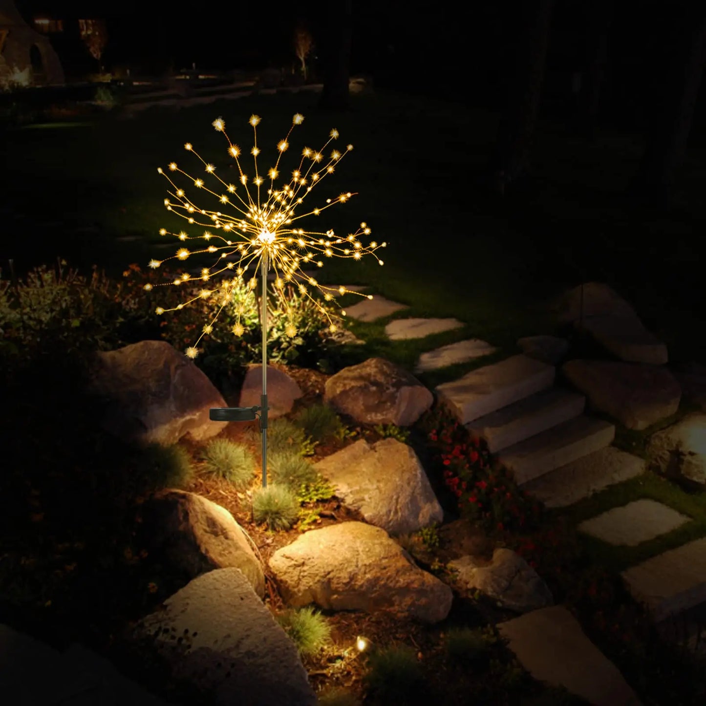 LED Solar Firework Power Lights