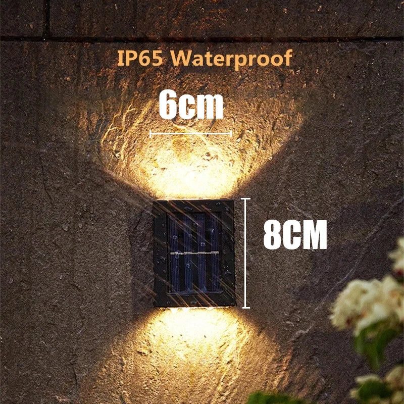 LED Solar Up and Down Wall Lights
