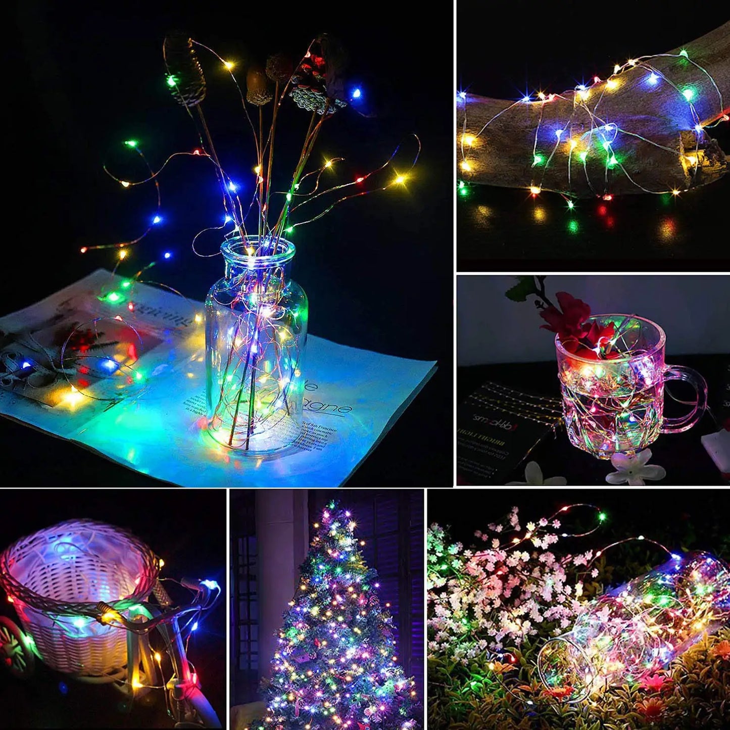 Solar Radiance: Versatile LED String Lights for Outdoor Brilliance