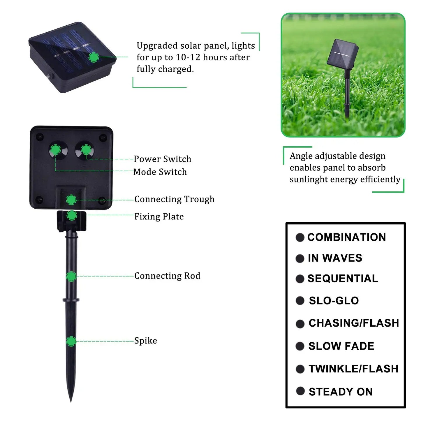 Solar Radiance: Versatile LED String Lights for Outdoor Brilliance