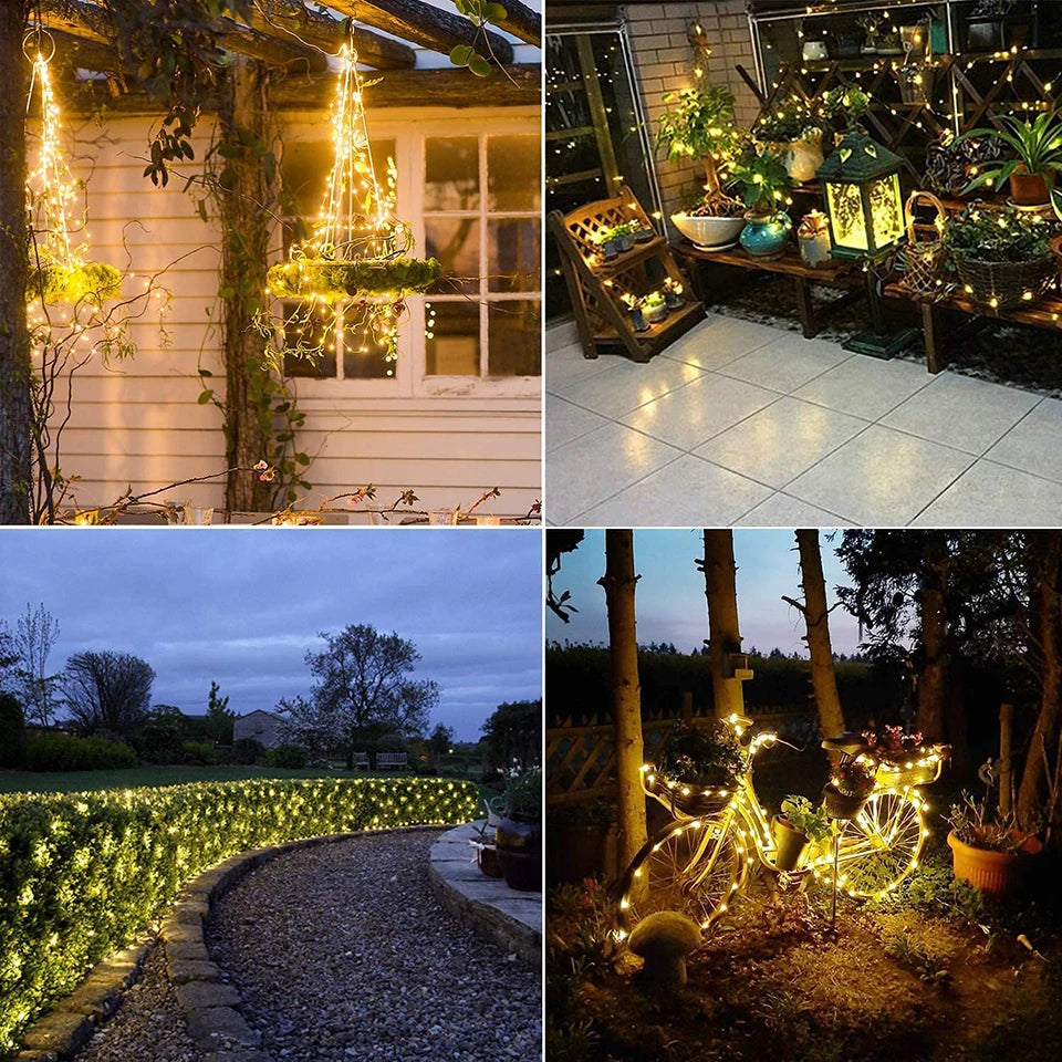 Solar Radiance: Versatile LED String Lights for Outdoor Brilliance