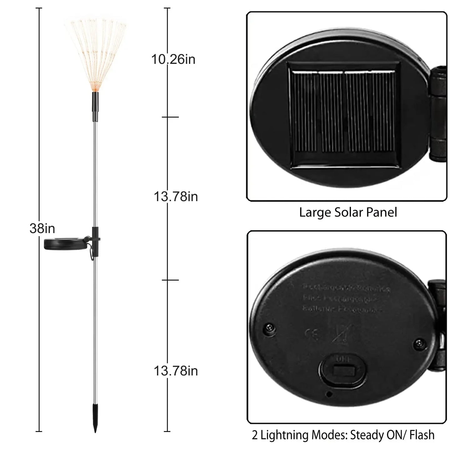 LED Solar Firework Power Lights