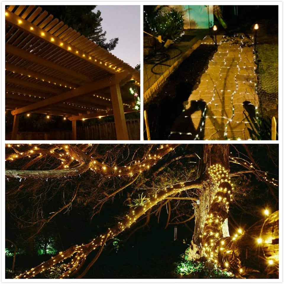 Solar Radiance: Versatile LED String Lights for Outdoor Brilliance