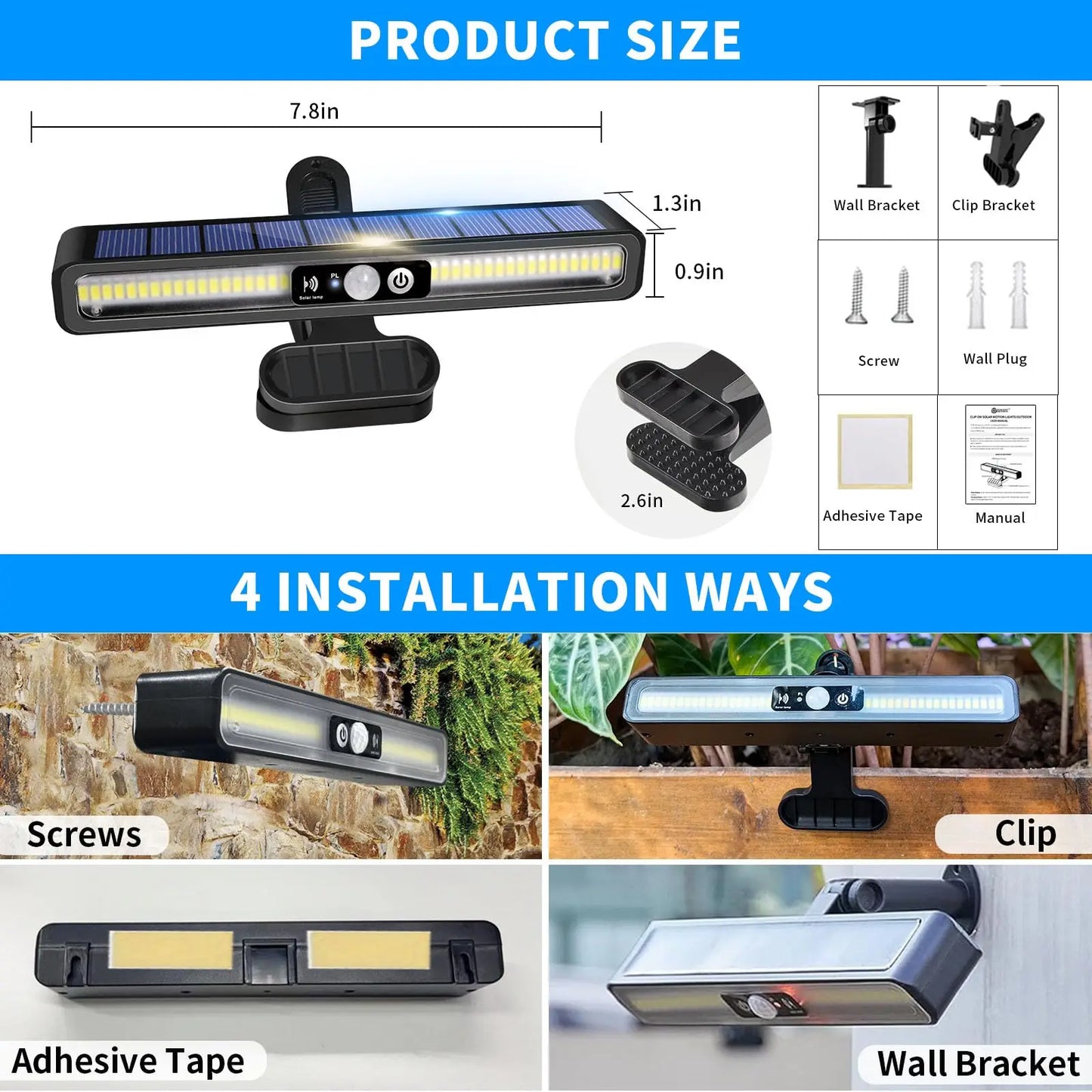 SolarGrip Clip-On Lights