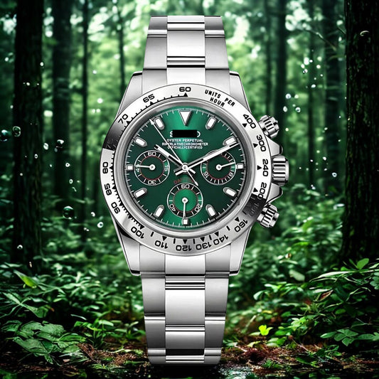 Seikotona - Silver & Forest Green