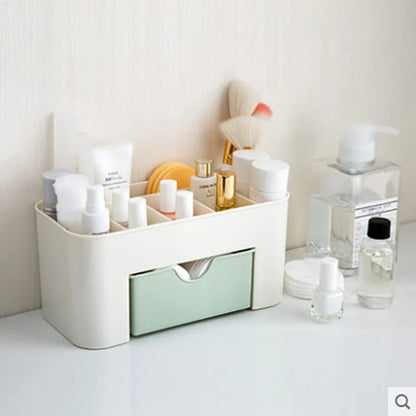 Double Layer Plastic Makeup Organizer