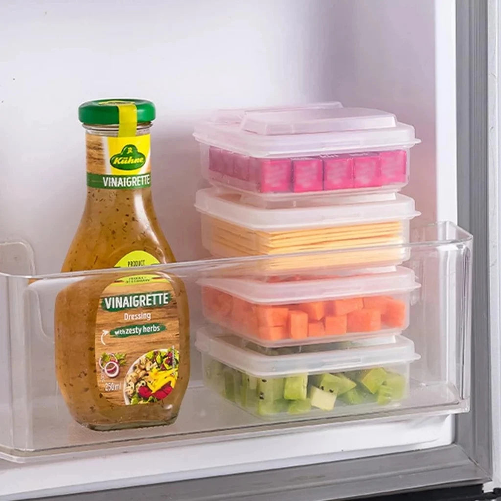 Transparent Refrigerator Food Storage Boxes