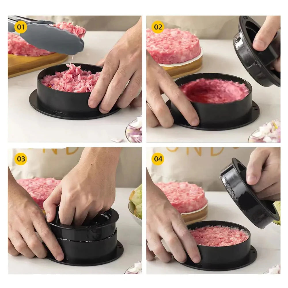 Round Hamburger Burger Press
