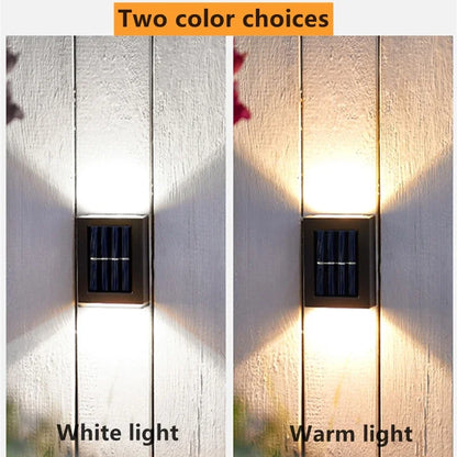 LED Solar Up and Down Wall Lights