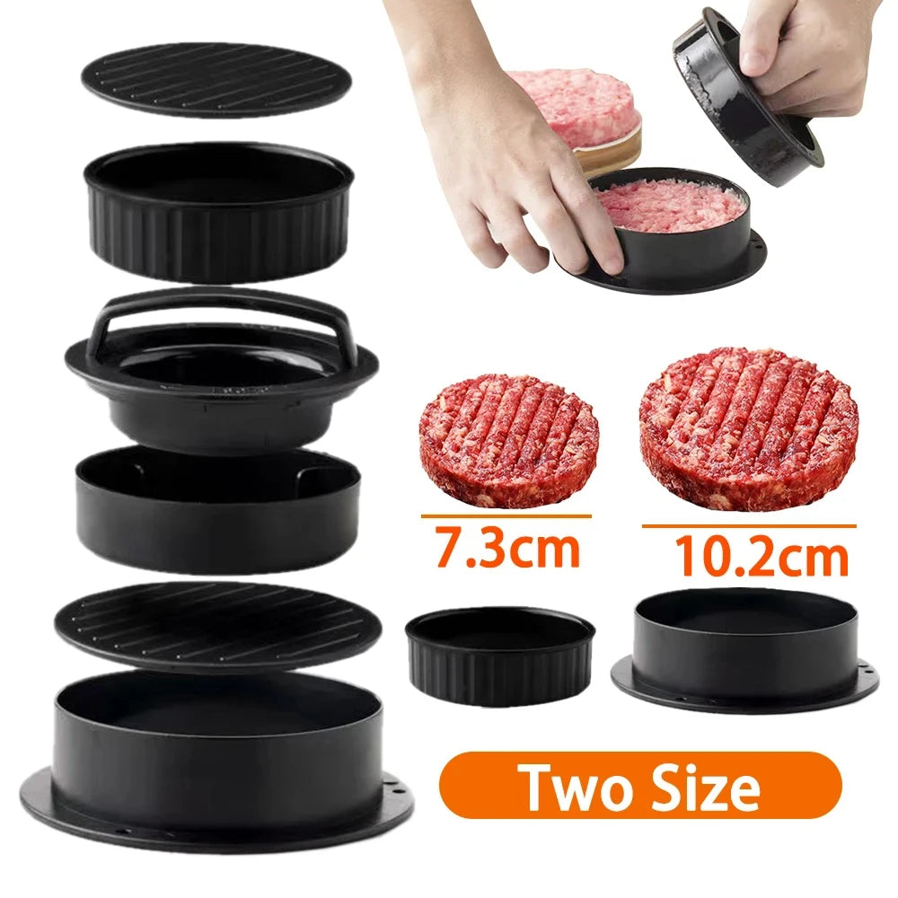 Round Hamburger Burger Press