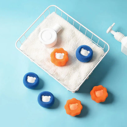 Pet Hair Remover Ball: Laundry Fur and Lint Catcher.