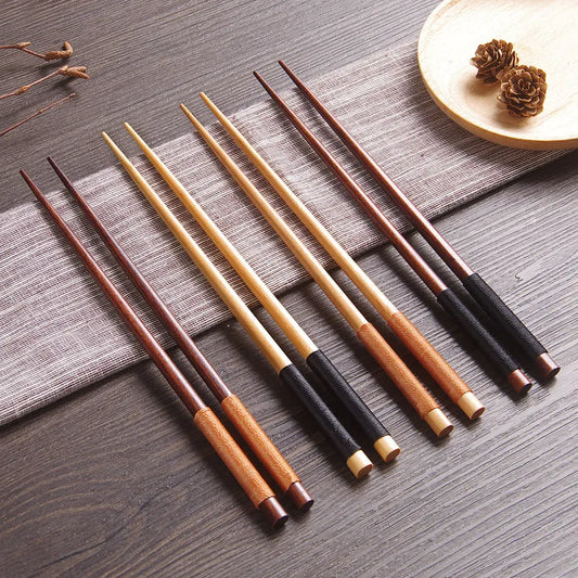 ZenCraft Chestnut Wood Chopsticks Set