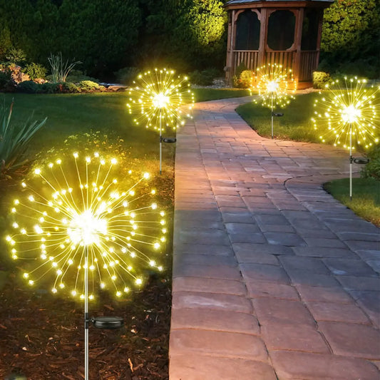 LED Solar Firework Power Lights