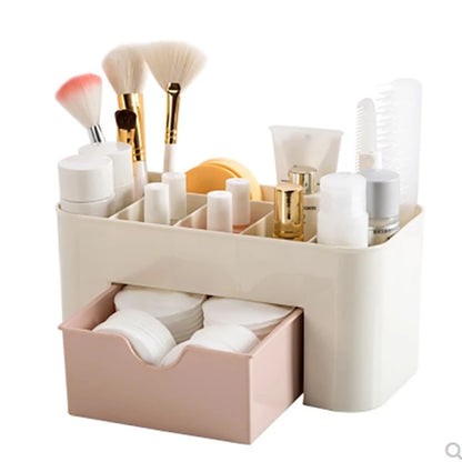 Double Layer Plastic Makeup Organizer