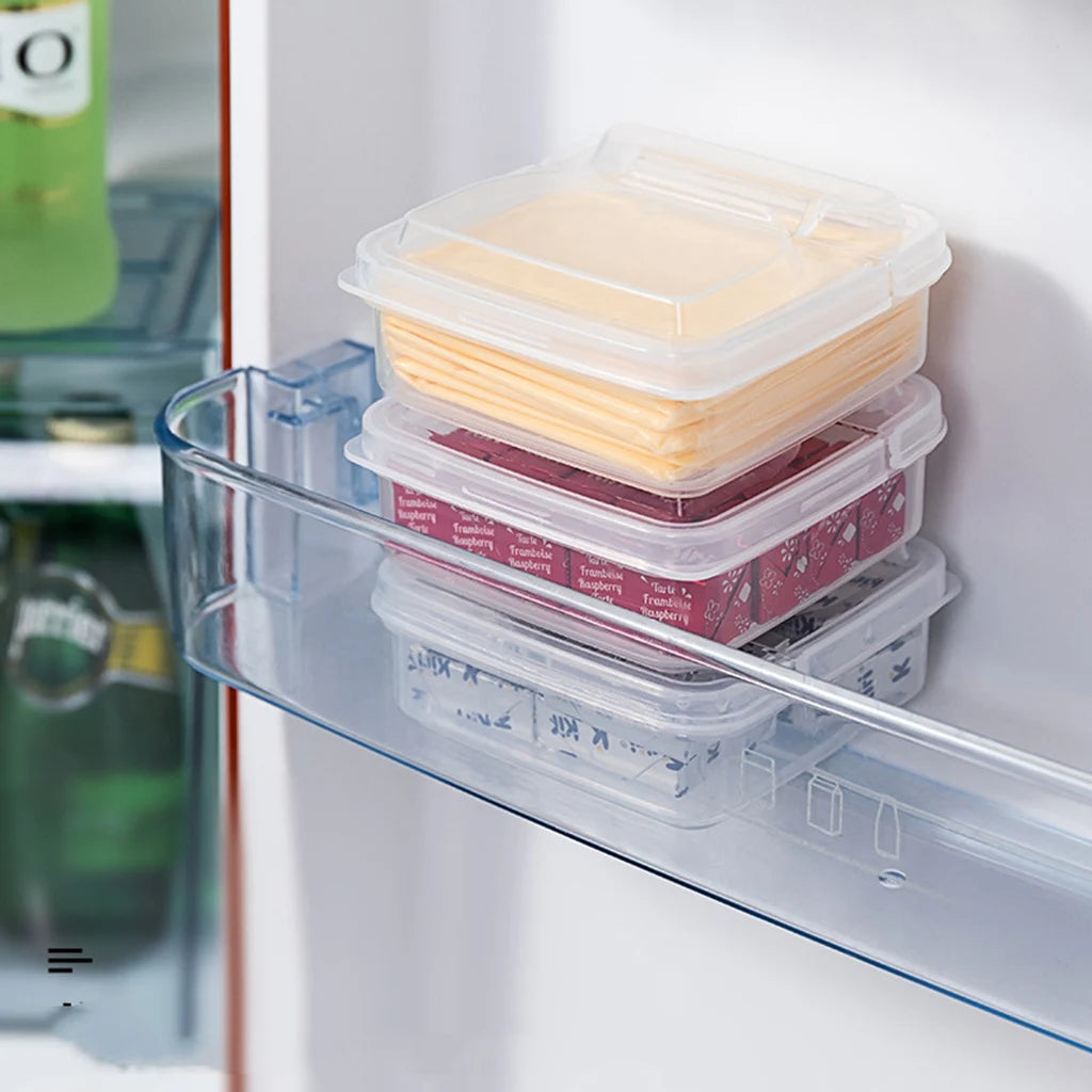 Transparent Refrigerator Food Storage Boxes