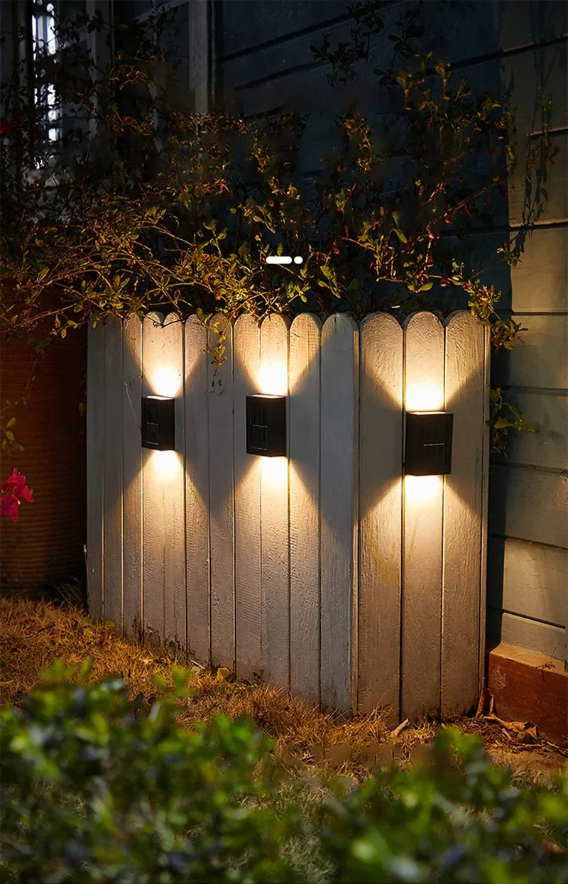 LED Solar Up and Down Wall Lights