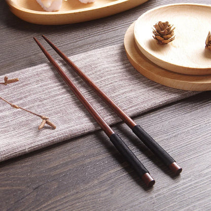 ZenCraft Chestnut Wood Chopsticks Set