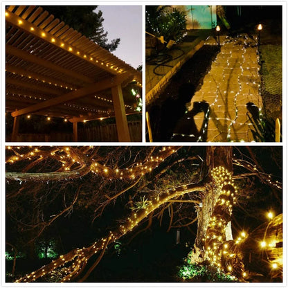 Solar Radiance: Versatile LED String Lights for Outdoor Brilliance
