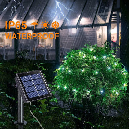 Solar-Powered LED String Lights